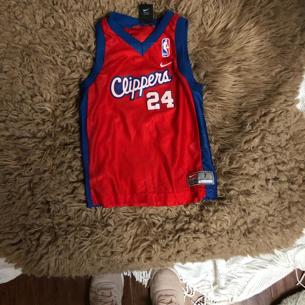 Vintage Clippers Nike Basketball Jersey #24 Andre Miller